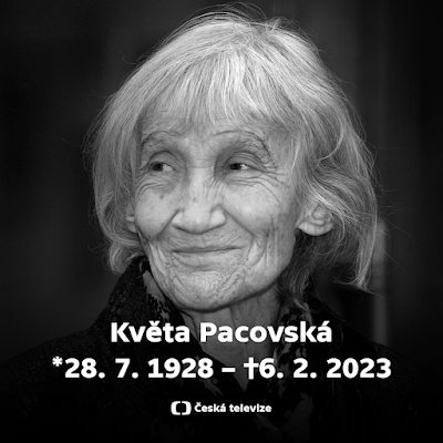 La triste nouvelle du décès de Květa Pacovská
