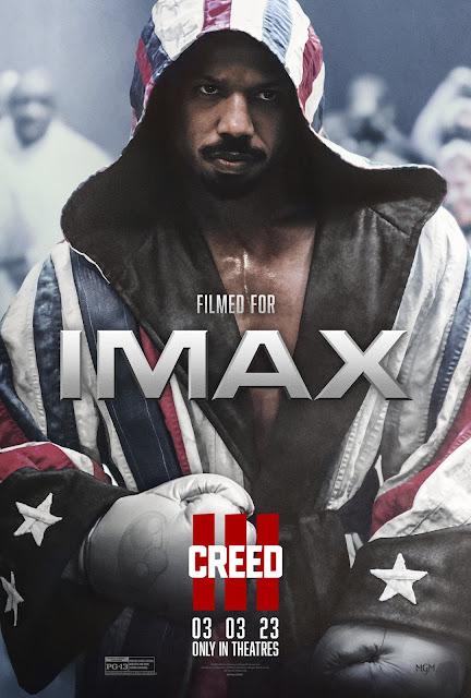 Affiche IMAX pour Creed III de Michael B. Jordan