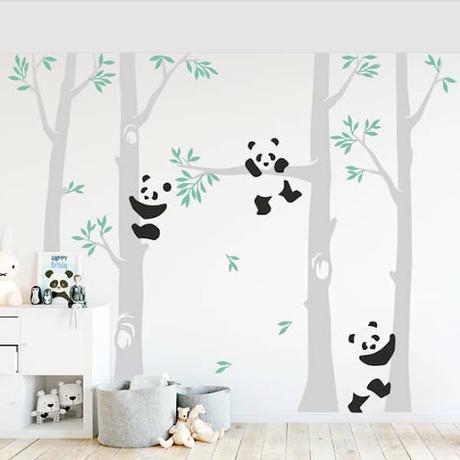 Décoration murale avec des stickers muraux