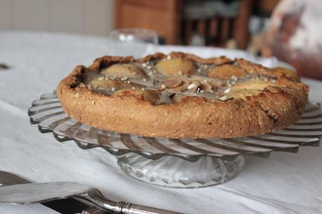 Tarte poires-crème de marrons Tarte poires-crème de marrons