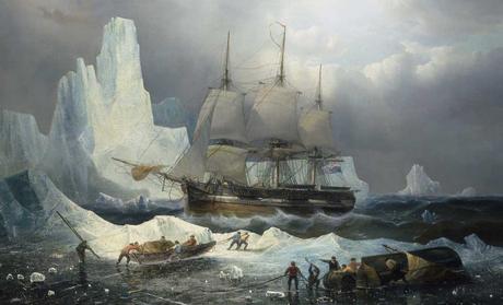 HMS Erebus dans la glace, 1846