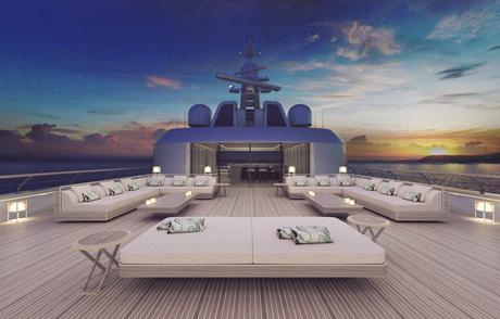 Le Italian Sea group et Giorgio Armani présentent le nouveau méga yacht de 72 mètres