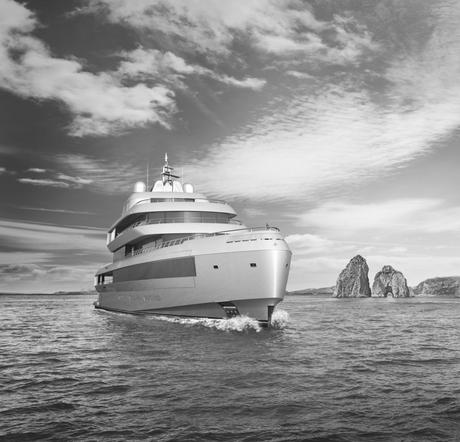 Le Italian Sea group et Giorgio Armani présentent le nouveau méga yacht de 72 mètres