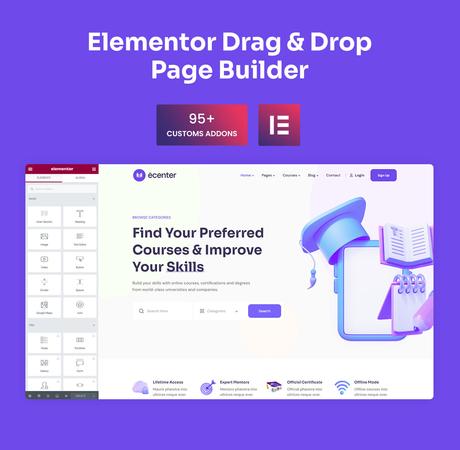 Ecenter - Thème WordPress pour l'éducation
