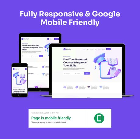Ecenter - Thème WordPress pour l'éducation