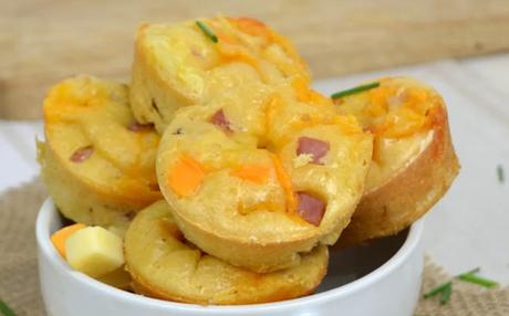 Muffins au Fromage et Jambon ww