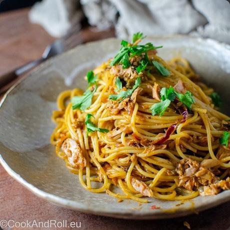 Spaghetti au thon