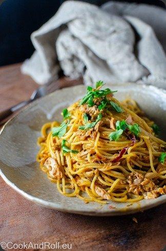 Spaghetti au thon