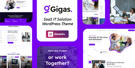 Gigas – Thème WordPress SaaS