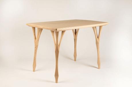 Deux tables aux inspirations multiples, par l’ébéniste Sylvain Machot