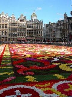 Tapis de fleurs à Bruxelles pour le week-end du 15 août