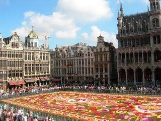 Tapis de fleurs à Bruxelles pour le week-end du 15 août