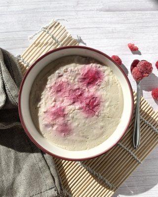 Crème healthy aux framboises Crème healthy aux framboises