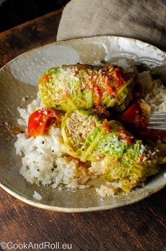 Chou farci à l'italienne Chou farci à l'italienne