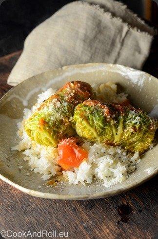 Chou farci à l'italienne Chou farci à l'italienne