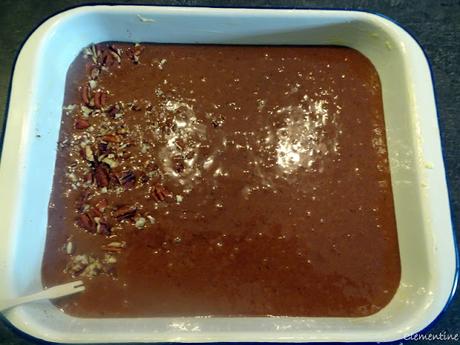 Brownie aux noix de Pécan - Cuisiner avec les enfants Brownie aux noix de Pécan - Cuisiner avec les enfants