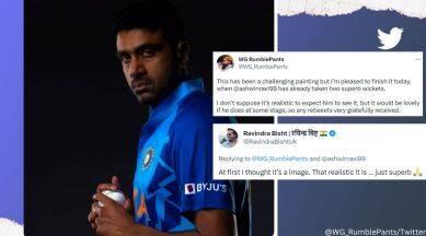 Le portrait hyper réaliste de Ravichandran Ashwin laisse Internet en admiration