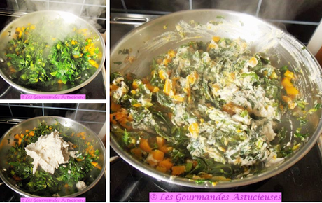 Courge et chou à la sauce crémeuse aux noix (Vegan)