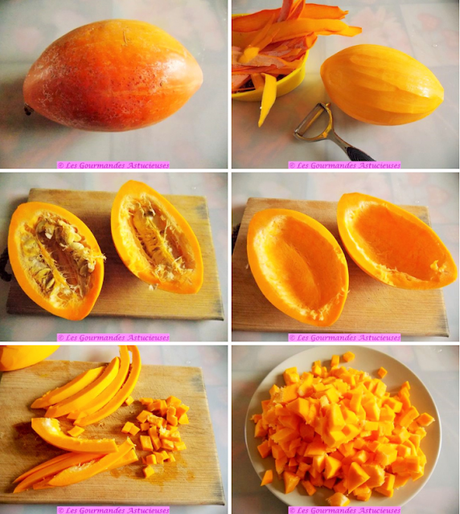 Courge et chou à la sauce crémeuse aux noix (Vegan)