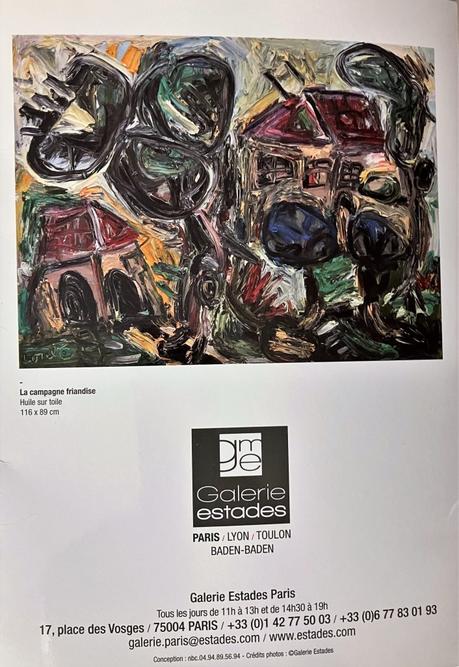 Galerie Estades  – exposition à partir du 11 Mars 2023.