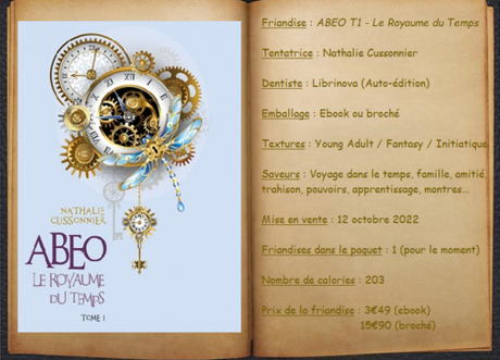 ABEO T1 - Le Royaume du Temps - Nathalie Cussonnier