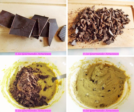 Gâteau Vegan super moelleux aux noix, au thé matcha et au chocolat