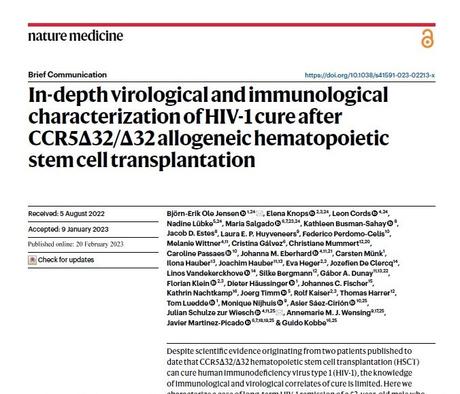 L'espoir nouveau de guérir du sida... L'espoir nouveau de guérir du sida...