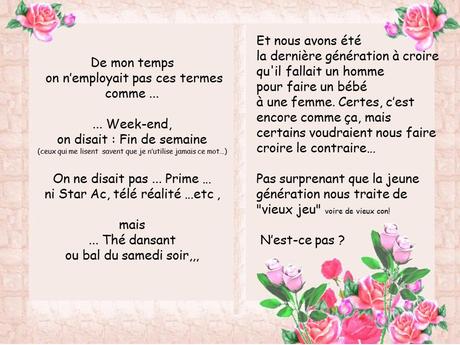 Divers - De mon temps il n'y avait pas....