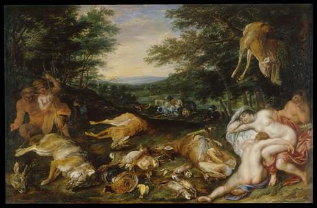 Jan Brueghel the Younger 1630-39 _Diana_and_Her_Nymphs_after_Their_Hunt_-_Walters Art Museum Baltimore