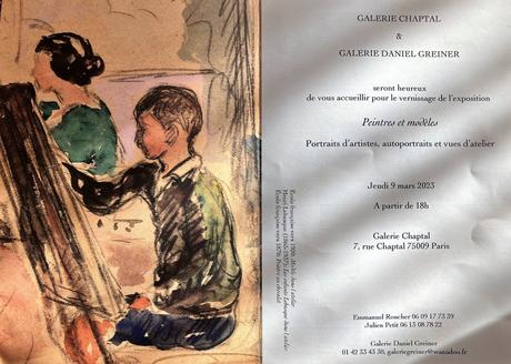 Galerie Chaptal & Galerie Daniel Greiner – à partir du 9 Mars 2023.