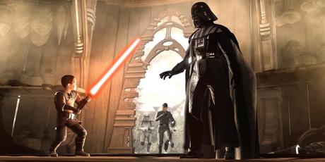 Star Wars The Force Unleashed - Jeune Starkiller et Dark Vador