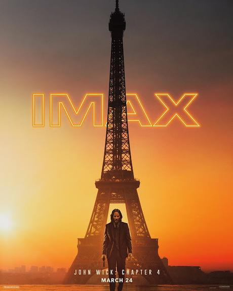 Affiche IMAX pour John Wick : Chapitre 4 de Chad Stahelski