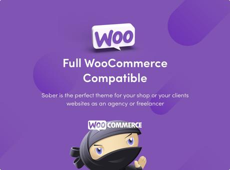 Thème WordPress sobre compatible avec WooCommerce