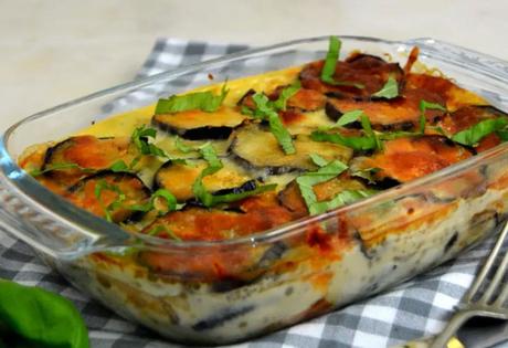 Gratin d'Aubergine à la Béchamel Légère ww