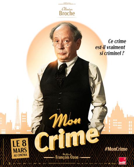 Affiches personnages US pour Mon Crime de François Ozon