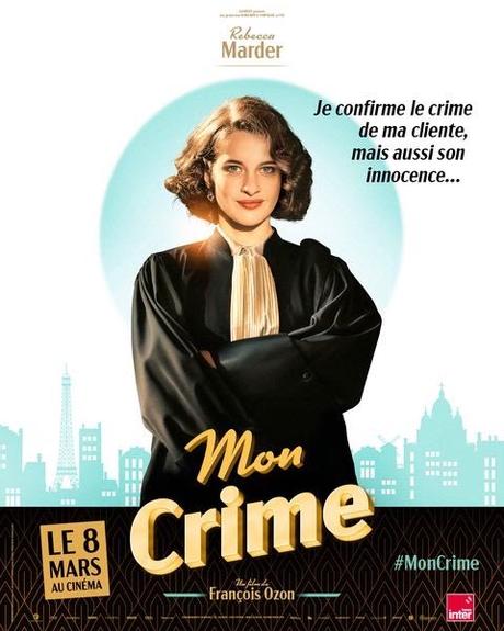 Affiches personnages US pour Mon Crime de François Ozon