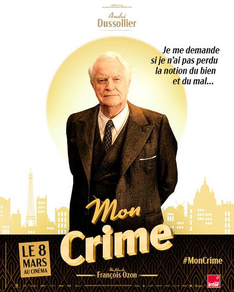 Affiches personnages US pour Mon Crime de François Ozon