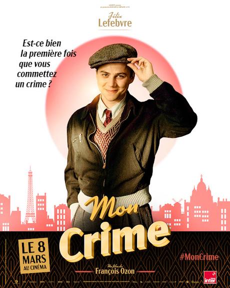 Affiches personnages US pour Mon Crime de François Ozon