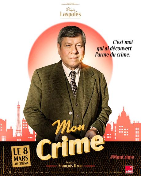 Affiches personnages US pour Mon Crime de François Ozon