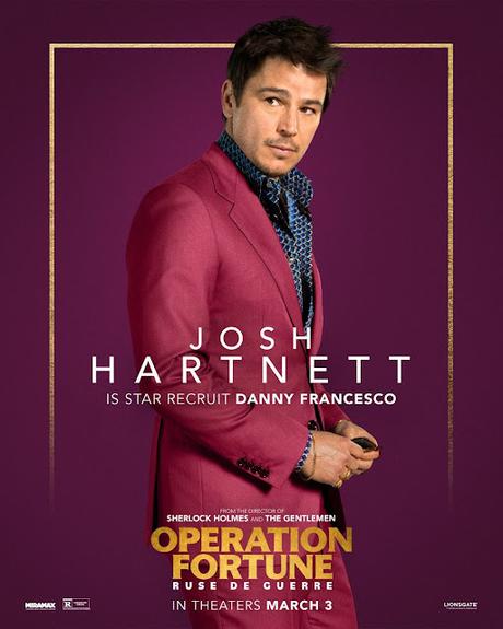 Affiches personnages US pour Operation Fortune : Ruse de Guerre de Guy Ritchie