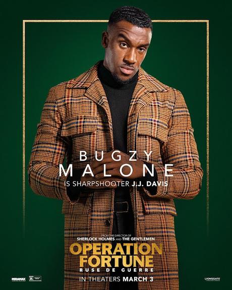 Affiches personnages US pour Operation Fortune : Ruse de Guerre de Guy Ritchie