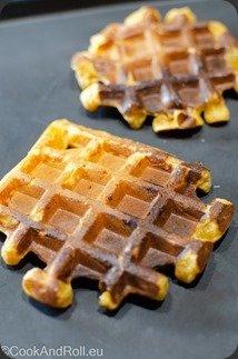 Burger gaufre de patate douce