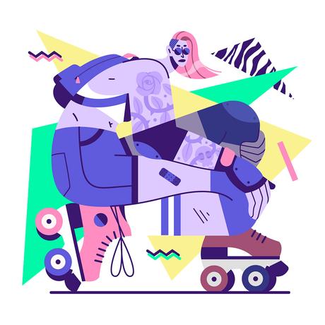 Les belles illustrations disproportionnées de Gaspart disproportionated illustrations by gaspart