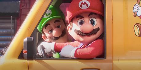 Luigi et Mario en tant que plombiers dans leur ancienne entreprise de plombiers.