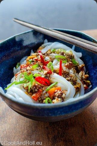 Nouilles froides de haricots mungo Liang Fen Nouilles froides de haricots mungo Liang Fen