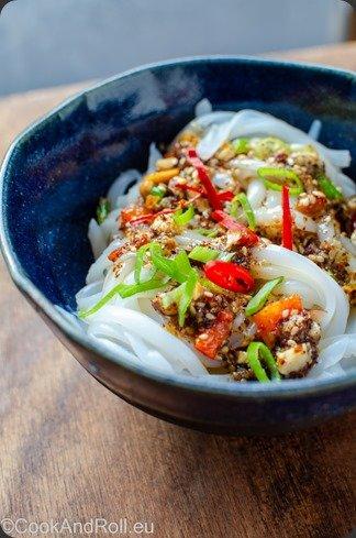 Nouilles froides de haricots mungo Liang Fen Nouilles froides de haricots mungo Liang Fen