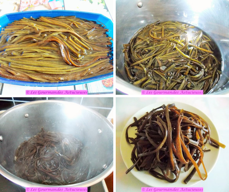 Poêlée de haricots de mer (ou spaghettis de la mer) rapide (Vegan) Poêlée de haricots de mer (ou spaghettis de la mer) rapide (Vegan)
