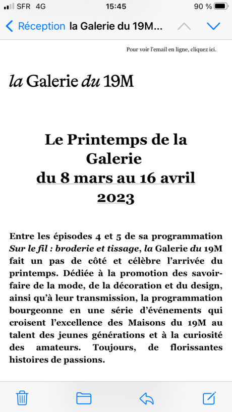 la galerie du 19M   » le printemps de la galerie «
