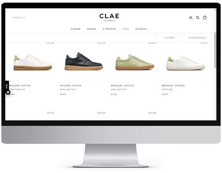 Test de la première sneaker faite à partir de cactus par CLAE Test de la première sneaker faite à partir de cactus par CLAE