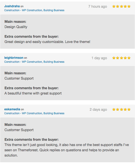 Thème WordPress du bâtiment Ratting sur le thème de la construction 5 étoiles